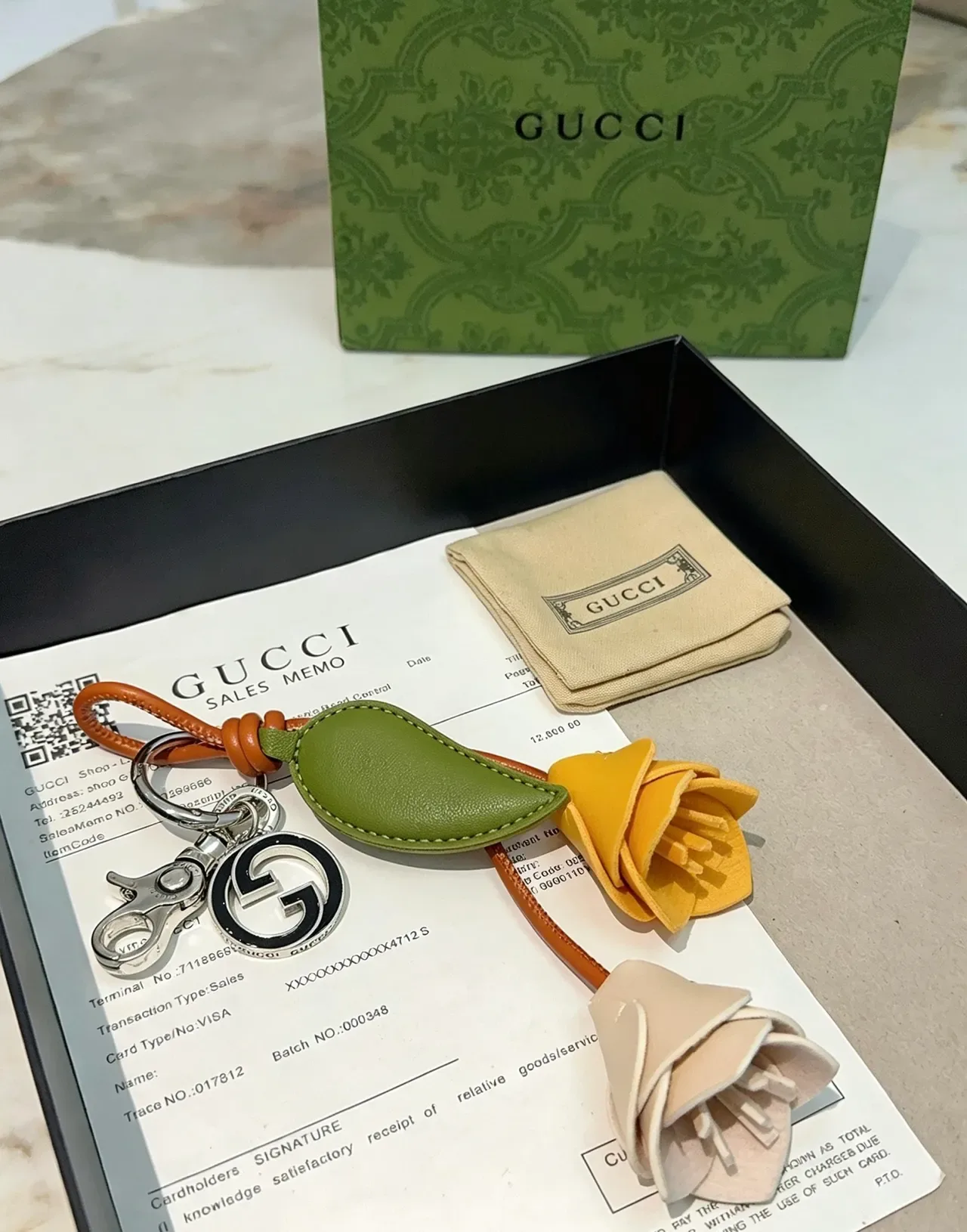 Gucci حقيبة بوسطن أسود وبيج جلد مبطن مقشر منظمة مع مقبض أعلى 4