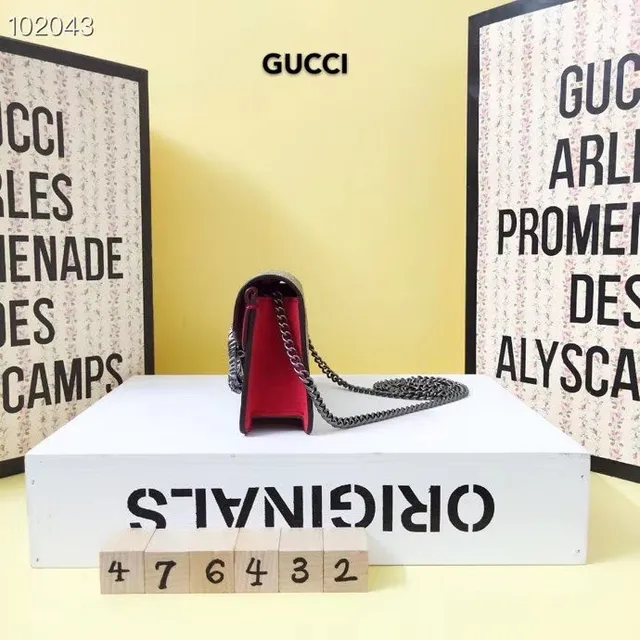 Gucci Dionysus Beige Noir GG Monogram Toile Clasp Horsebit Sac 16