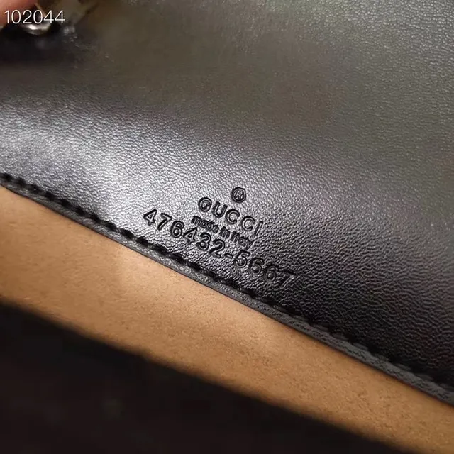 Gucci Dionysus Beige Noir GG Monogram Toile Clasp Horsebit Sac 20