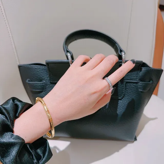 Gucci GG Marmont Gold Green Interlocking Motif Bracelet 2