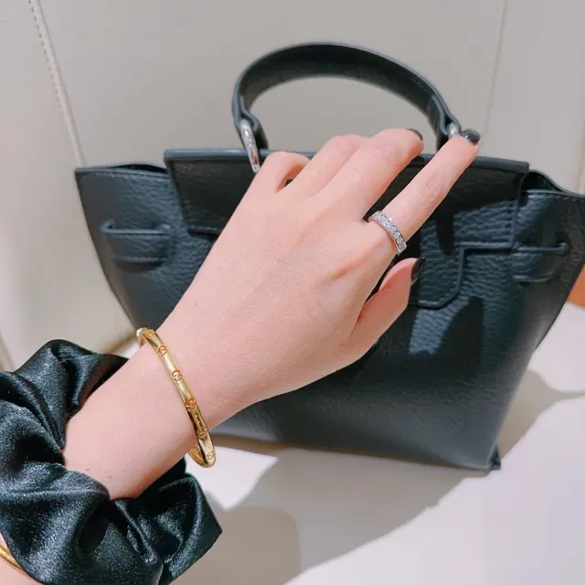 Gucci GG Marmont Gold Green Interlocking Motif Bracelet 8