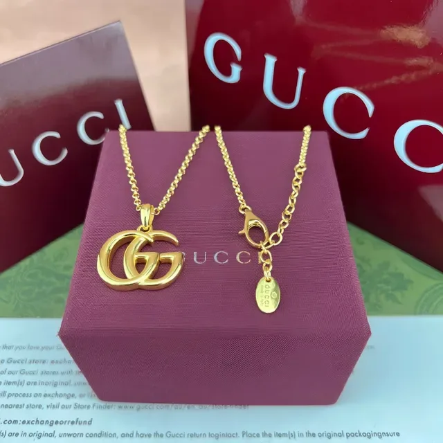 Gucci GG Marmont Gold-Tone Interlocking G Chain Bracelet 4