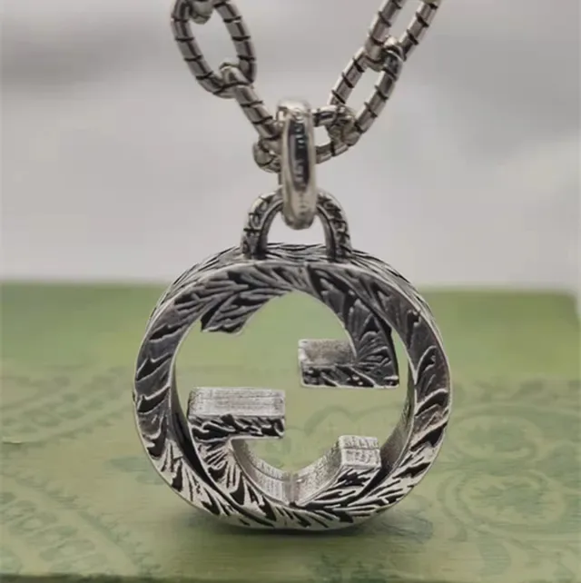 Gucci GG Marmont Interlocking G Silver-Tone Necklace 3