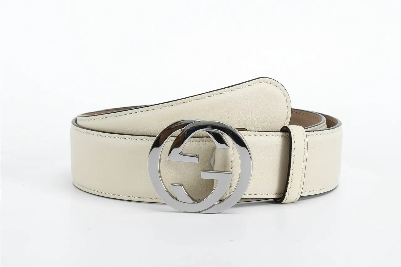 Gucci GG Marmont Off-White Leather Belt 4