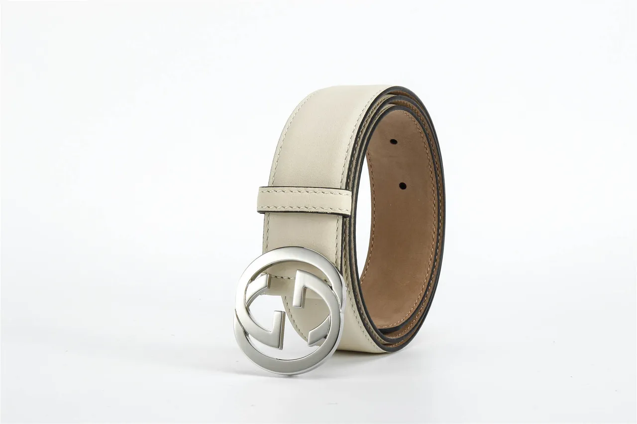 Gucci GG Marmont Off-White Leather Belt 7