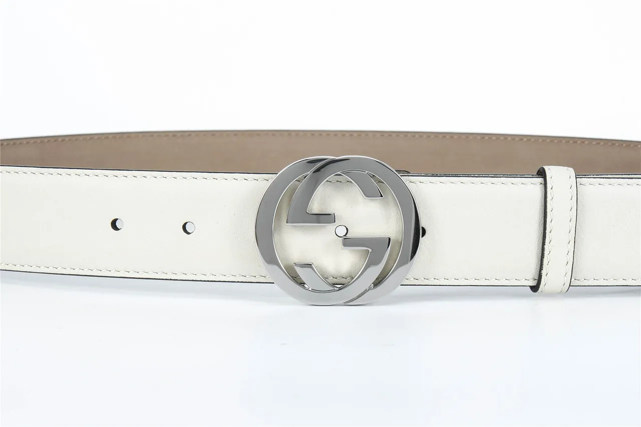 Gucci GG Marmont Off-White Leather Belt 9