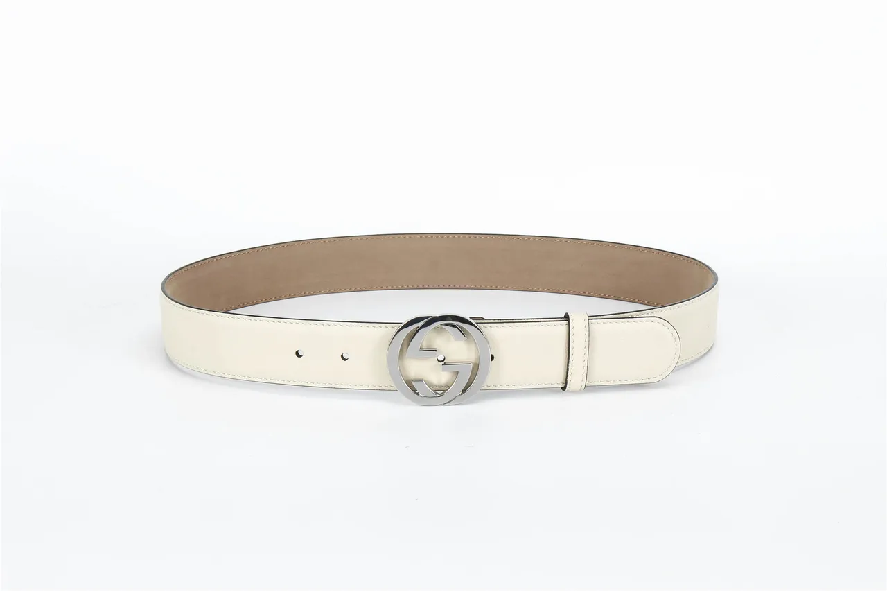 Gucci GG Marmont Off-White Leather Belt 10
