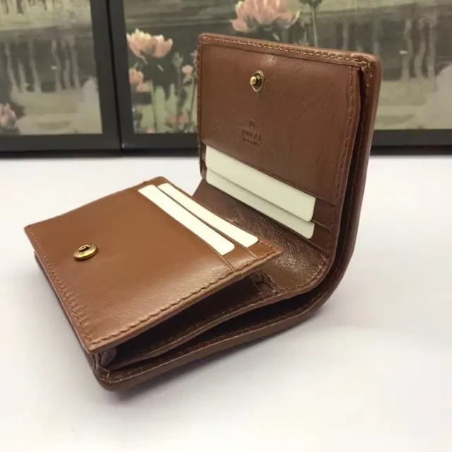 Gucci GG Marmont matelassé marron court porte-monnaie 3