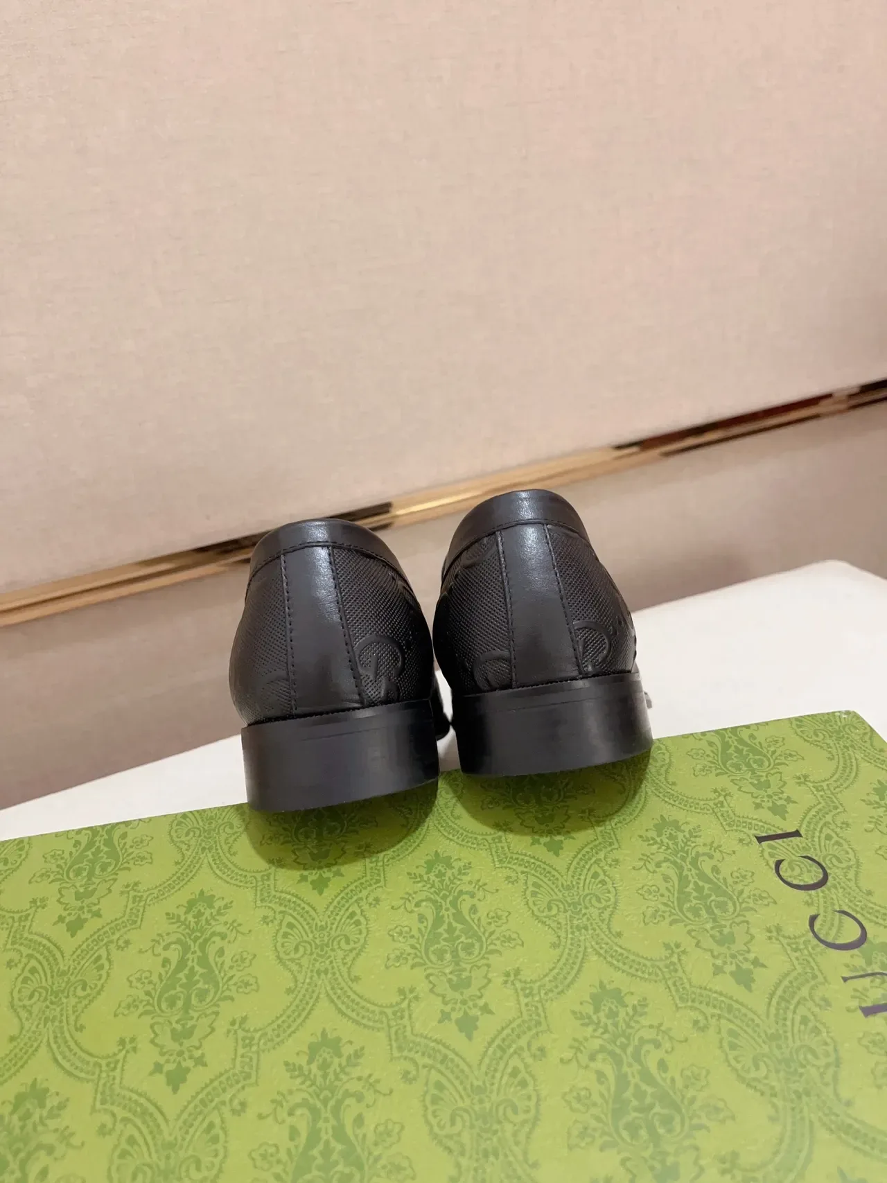 Gucci Horsebit 1955 Black GG Monogram Loafer 3
