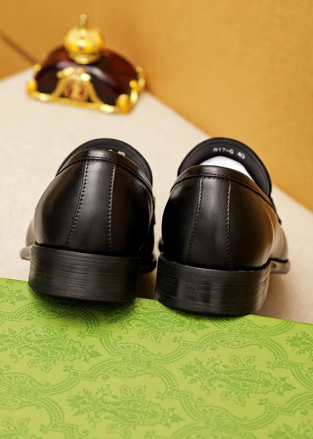 Gucci Horsebit 1955 Black Gold Embossed GG Monogram Buckle Loafer 2