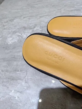 Gucci Horsebit 1955 Couro Preto Horsebit Dourado Mulas Mocassins 8