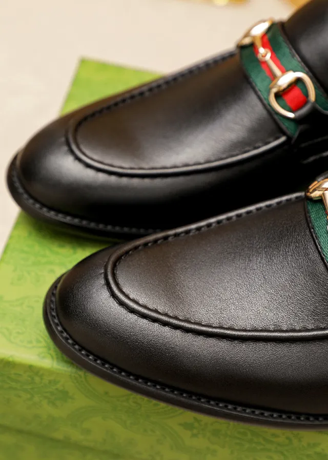 Gucci Horsebit 1955 Black Leather Horsebit Loafers 5
