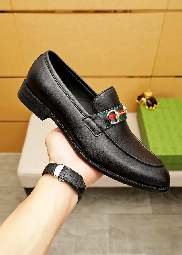 Gucci Horsebit 1955 Black Leather Horsebit Loafers 7