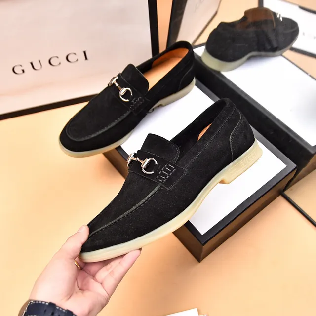 Gucci Horsebit 1955 Mocassins de camurça pretos 5