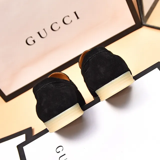 Gucci Horsebit 1955 Mocassins de camurça pretos 9