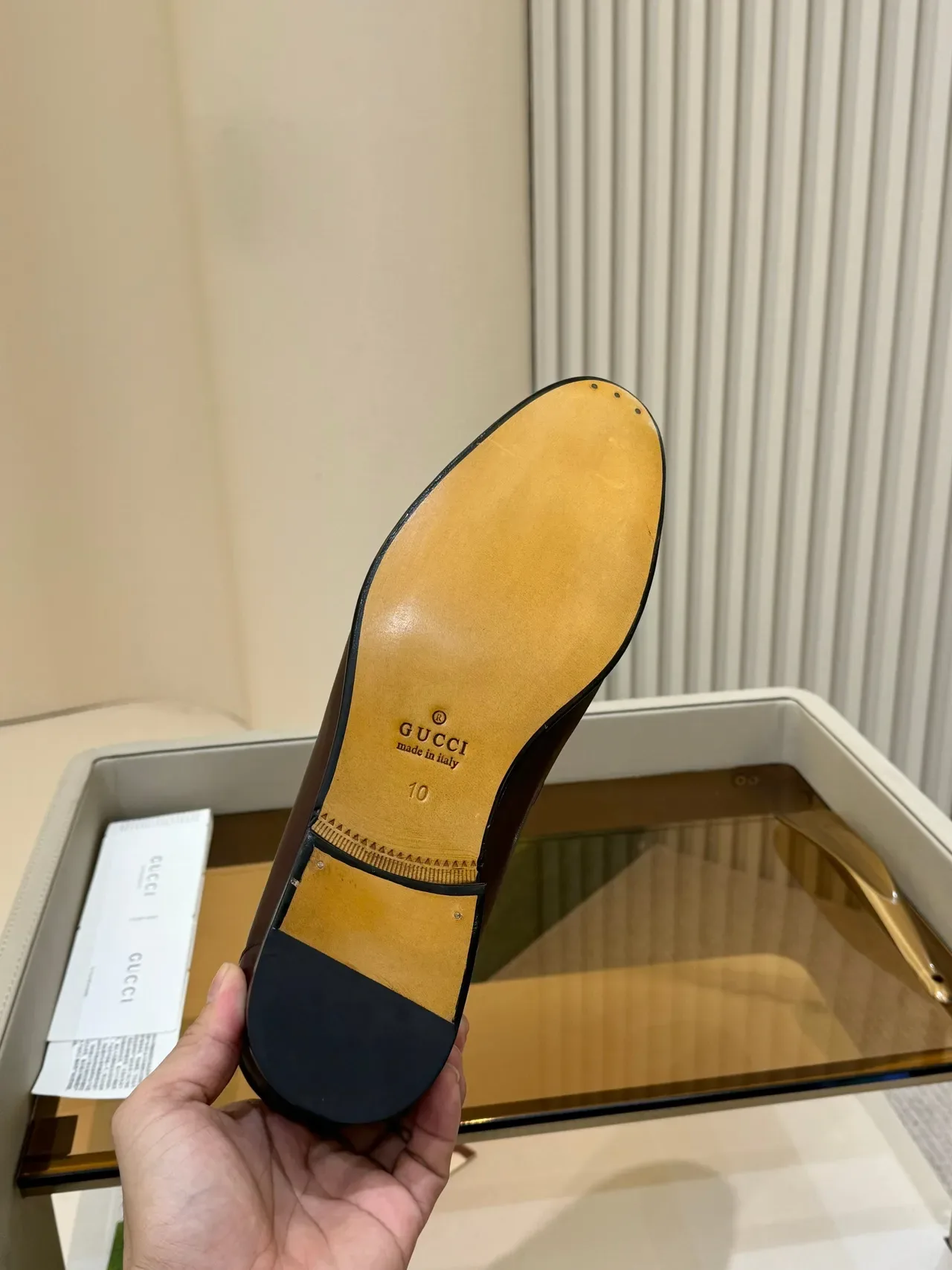 Gucci Horsebit 1955 Castanho Couro Mocassim Horsebit 2