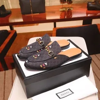 Gucci Horsebit 1955 Embroidered Character Loafers