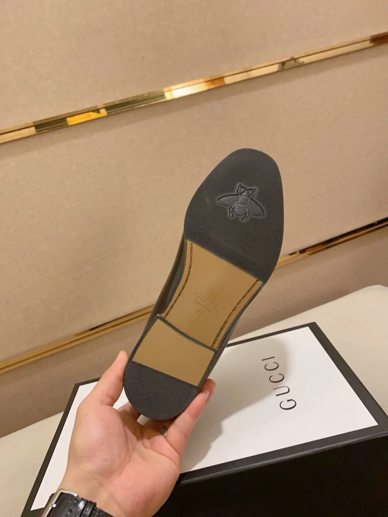 Gucci Horsebit 1955 Loafer Polished Black Leather Loafers 2