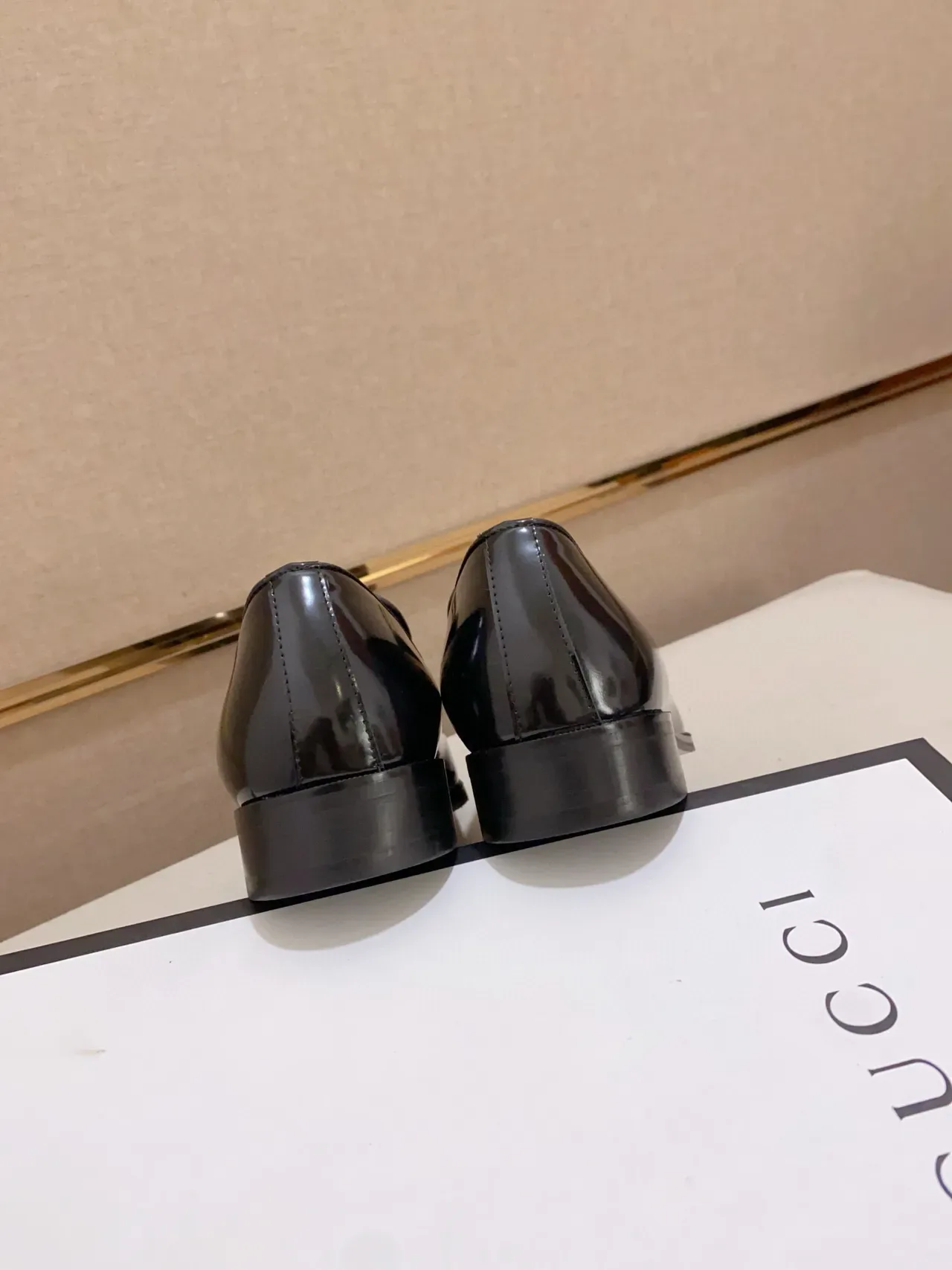 Gucci Horsebit 1955 Loafer Polished Black Leather Loafers 3