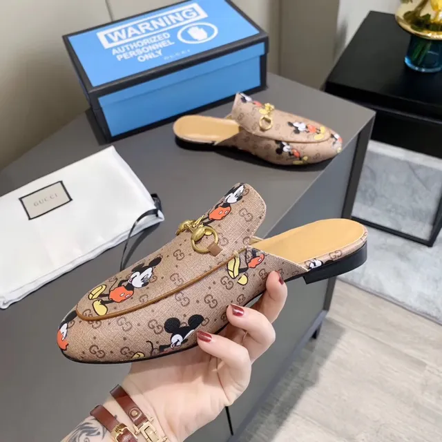 Gucci Horsebit 1955 Mickey Mouse Print Loafers 6