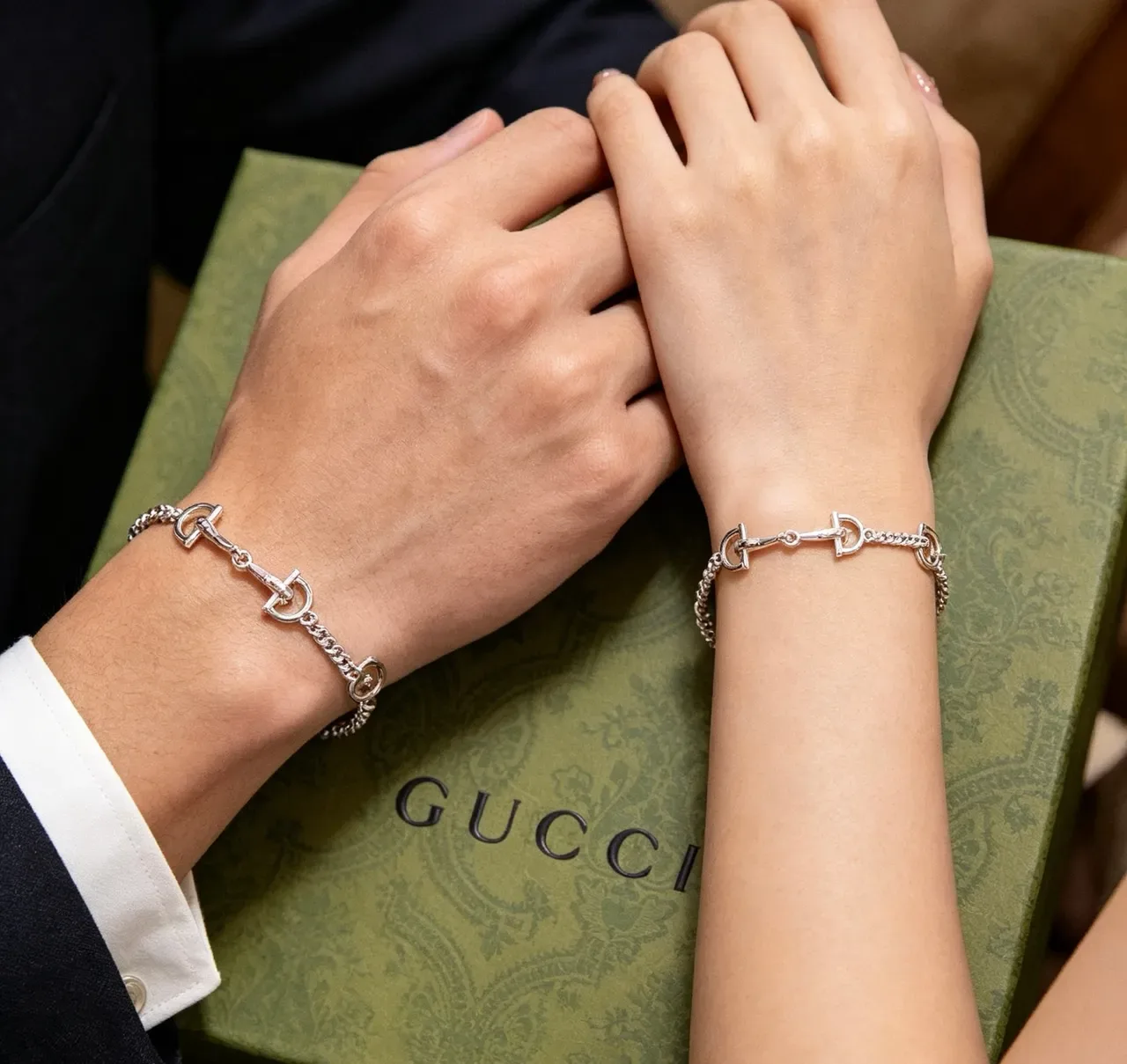 Gucci Horsebit 1955 Silver-Tone Horsebit Link Bracelet 5