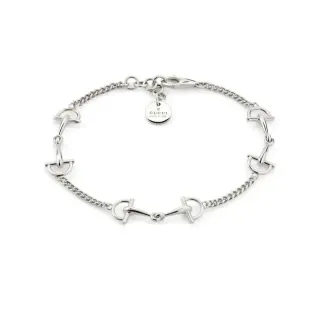 Gucci Horsebit 1955 Silver-Toned Horsebit Motif Bracelet
