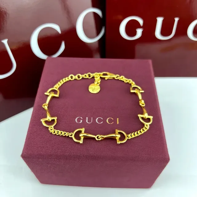 Gucci Horsebit 1955 Silver-Toned Horsebit Motif Bracelet 4