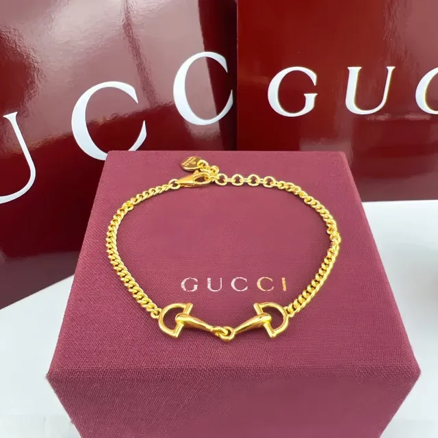 Gucci Horsebit 1955 Silver-Toned Horsebit Motif Bracelet 6
