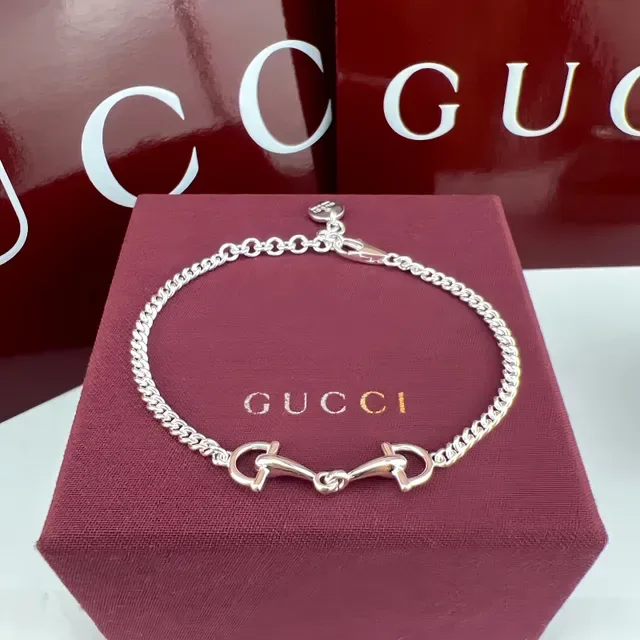 Gucci Horsebit 1955 Silver-Toned Horsebit Motif Bracelet 7