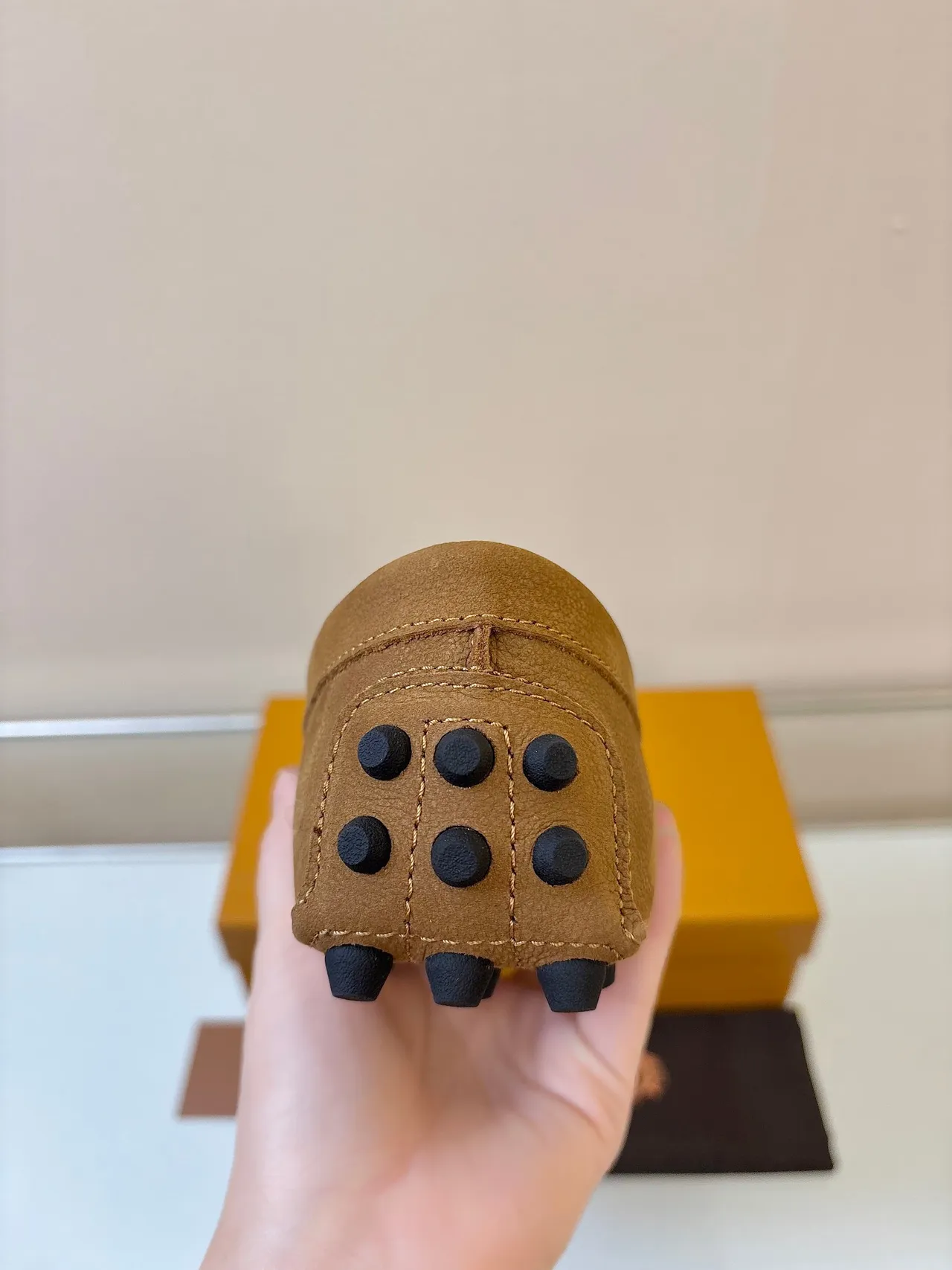 Gucci Horsebit 1955 Tan Pebbled Leather Loafers 4