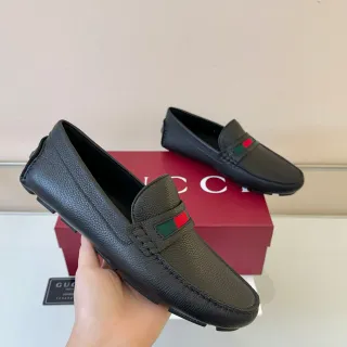 Gucci Horsebit 1955 Web Stripe কালো লুফার