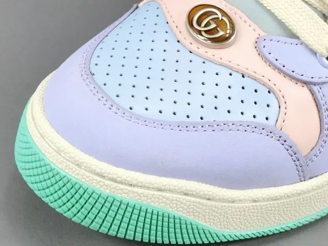 Gucci Multicolor Low-Top Color-Blocked Lifestyle Sneakers 10