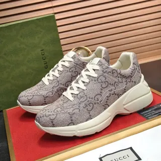 Gucci Rhyton Beige GG Monogram Lifestyle Sneakers