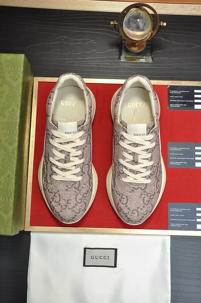 Gucci Rhyton Beige GG Monogram Lifestyle Sneakers 3