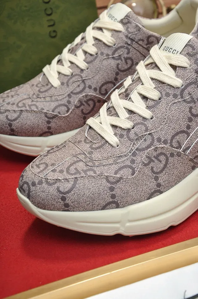 Gucci Rhyton Beige GG Monogram Lifestyle Sneakers 4