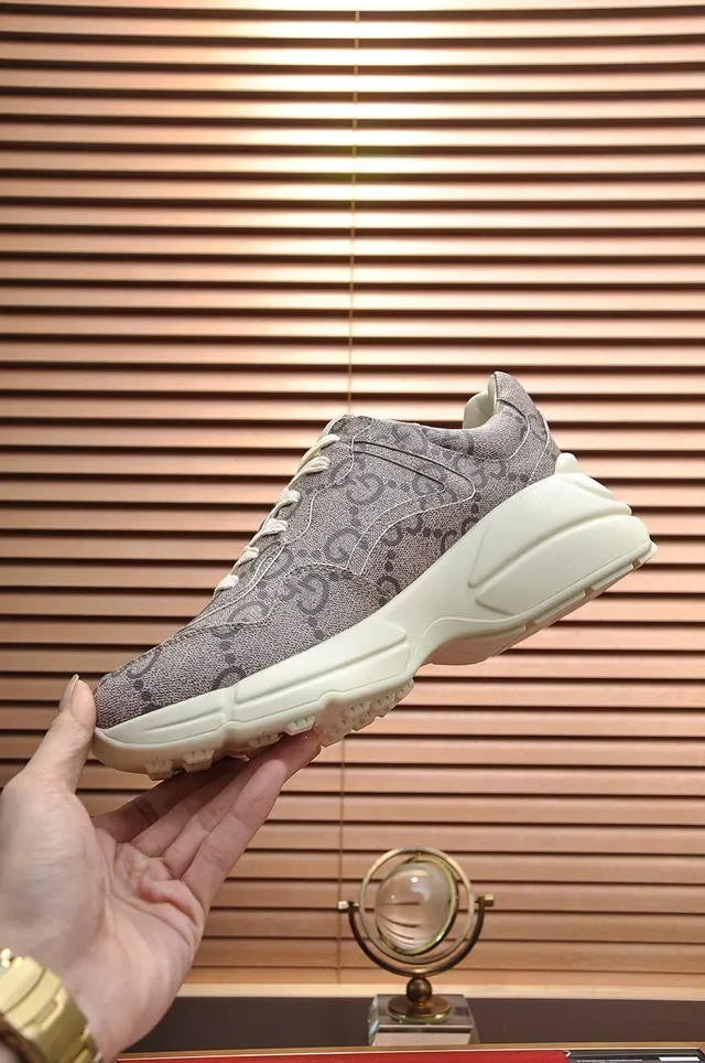 Gucci Rhyton Beige GG Monogram Lifestyle Sneakers 6