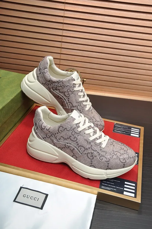 Gucci Rhyton Beige GG Monogram Lifestyle Sneakers 7