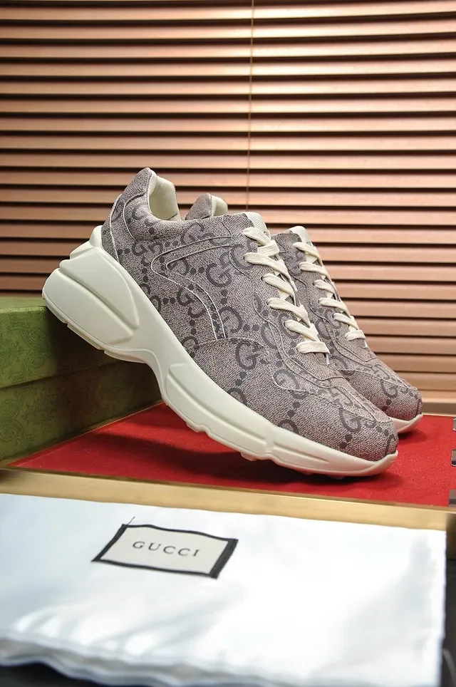 Gucci Rhyton Beige GG Monogram Lifestyle Sneakers 8