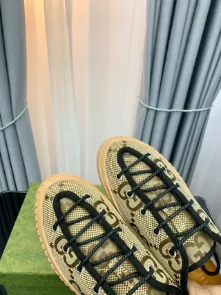 Gucci Rhyton Beige Monogram Canvas Lifestyle Sneakers 3