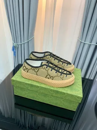 Gucci Rhyton Beige Monogram Canvas Lifestyle Sneakers 7