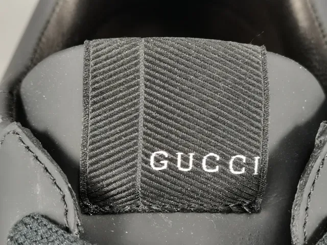 Gucci Rhyton Monochrome Preto Tênis Chunky 5
