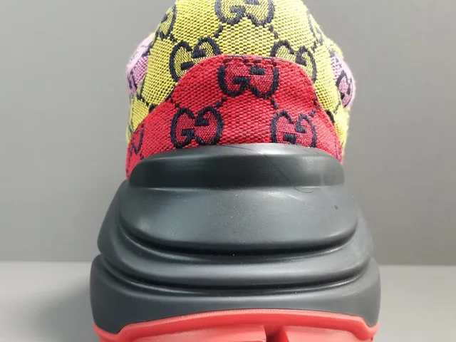 Gucci Rhyton Multicolor GG Jacquard Lifestyle Sneakers 3