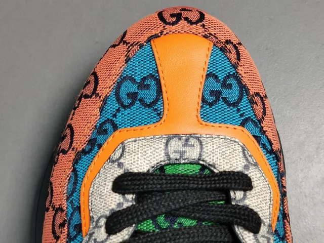 Gucci Rhyton Multicolor GG Jacquard Lifestyle Sneakers 6