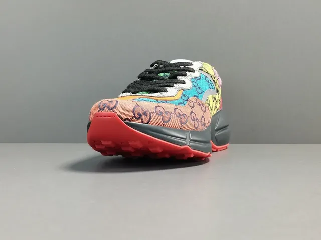 Gucci Rhyton Multicolor GG Jacquard Lifestyle Sneakers 13