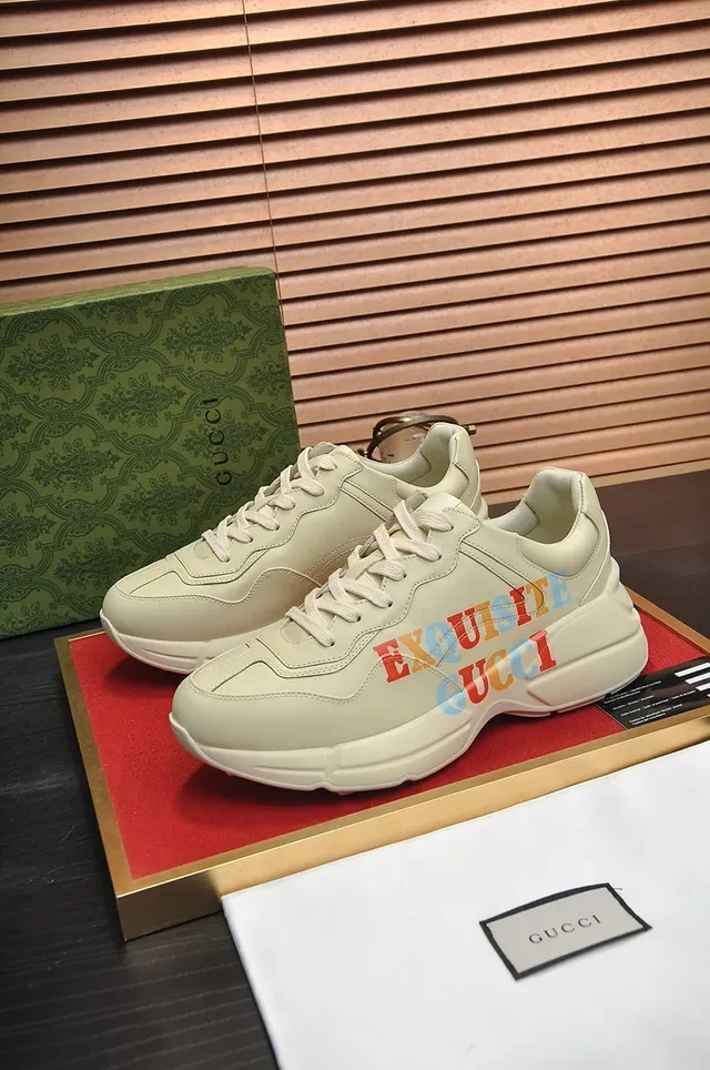Gucci Screener tênis chunky gráficos multicolores exquisitos 4