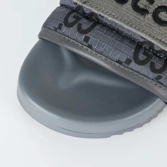 Gucci Screener Gray GG Monogram Slippers 5