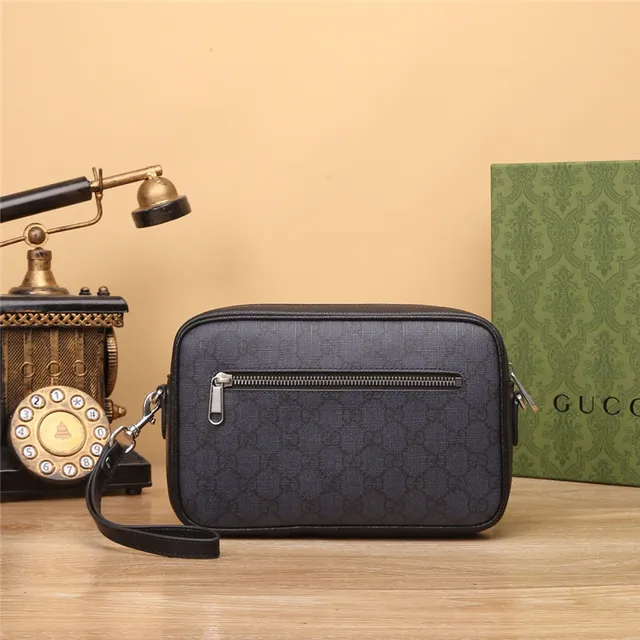 Gucci Screener Gris GG Supreme Canvas Sac messenger 6