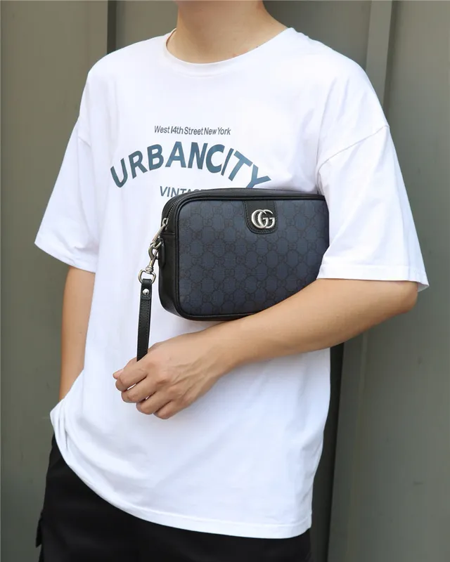 Gucci Screener Gris GG Supreme Canvas Sac messenger 8