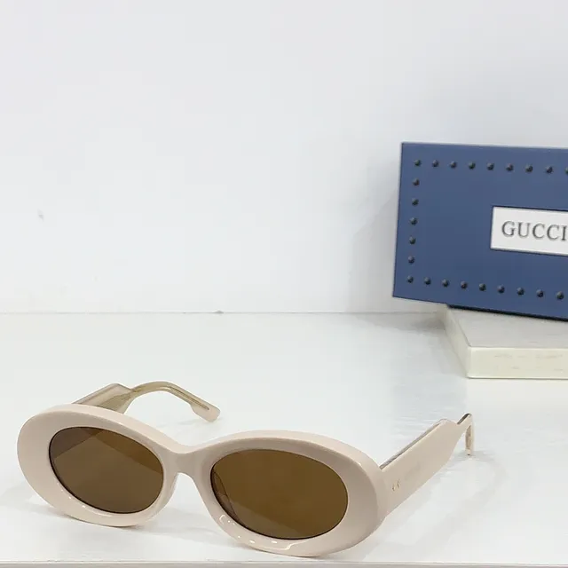 Gucci Screener Lunettes de Soleil Ovale Tortue 6