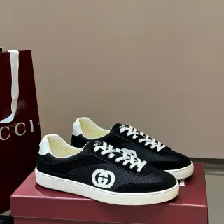 Gucci Tennis 1977 Black and White Lifestyle Sneakers